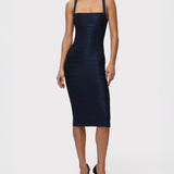 Hervé Léger The Lurex Neri midi dress