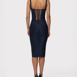 Hervé Léger The Lurex Neri midi dress