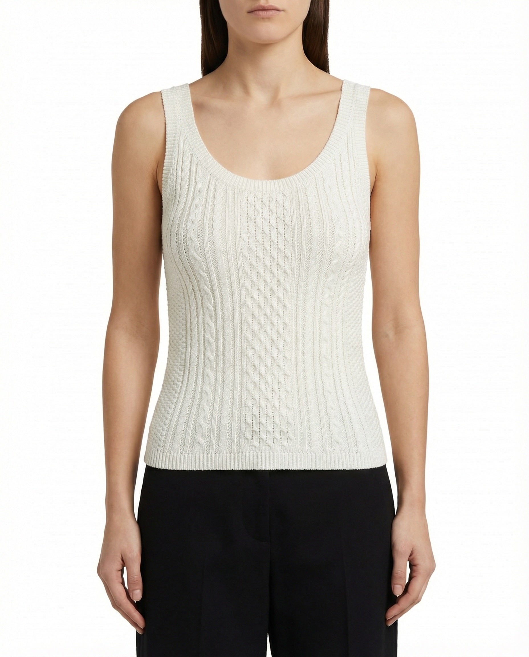 Jw Anderson Cable‑knit tank top – Luisa World