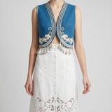 Nefelibata Studio Kouzouki embroidered vest