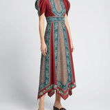 Chérie scarf printed dress