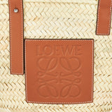 Palm leaf large basket bag