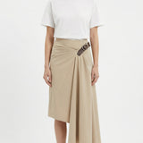 Belted skirt