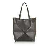 Puzzle Fold XL leather tote