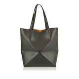 Puzzle Fold XL leather tote