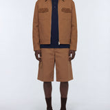 Long-sleeved zip-up jacket