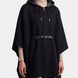 Moncler Lined wool-blend cape