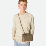 Bang Bang Intrecciato leather vanity bag