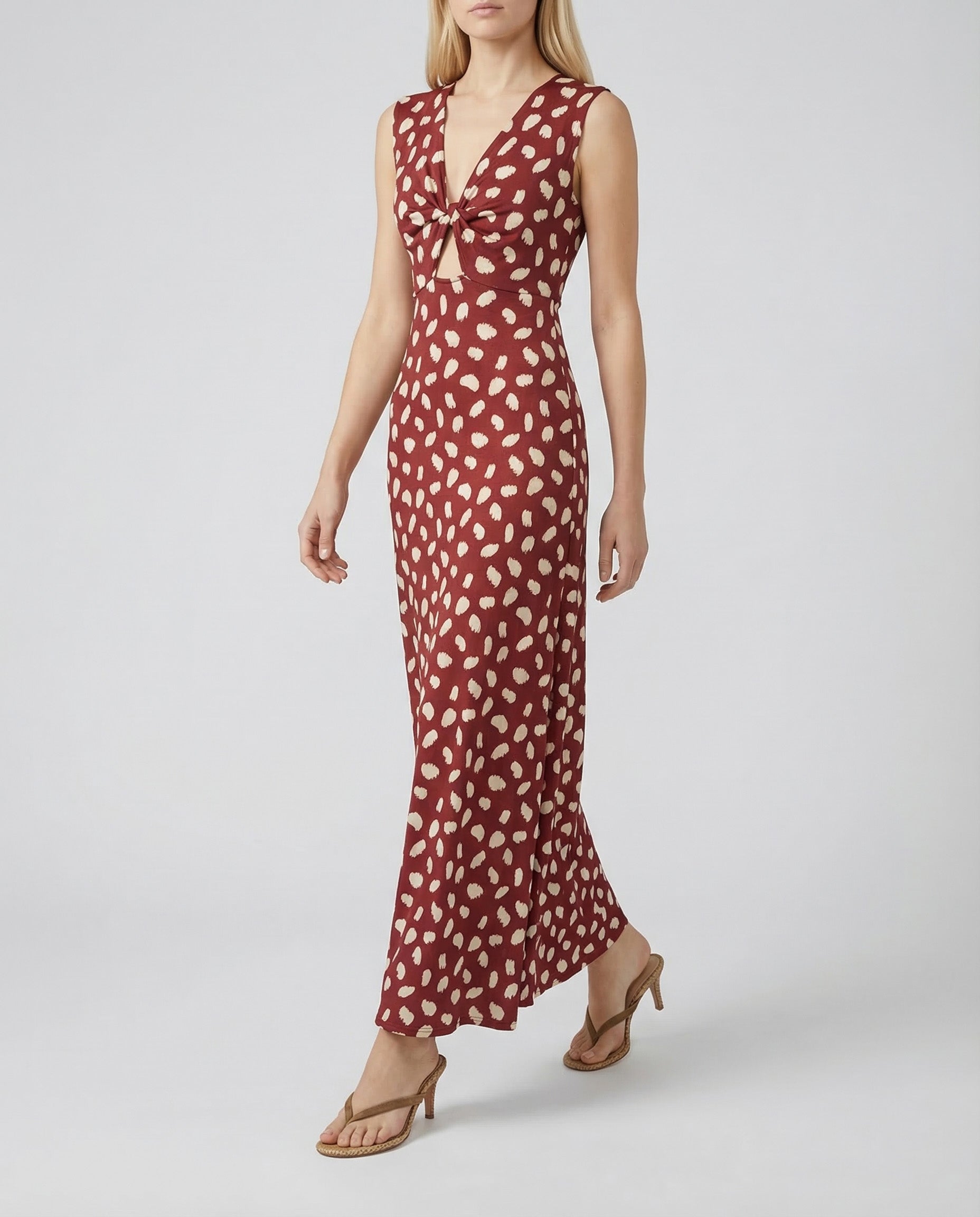 Johanna Ortiz Horizonte mistico cutout printed midi dress – Luisa