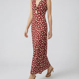 Johanna Ortiz Horizonte mistico cutout printed midi dress