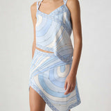 Pucci Iride print silk scarf top