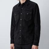 RRL Suede western shirt