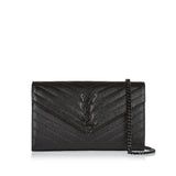 Cassandre leather wallet on chain