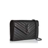 Cassandre leather wallet on chain