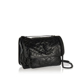 Niki medium leather shoulder bag