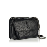 Niki medium leather shoulder bag