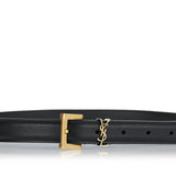 Cassandre leather thin belt