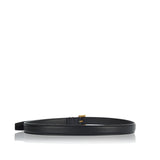 Cassandre leather thin belt