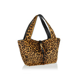 Le 5 à 7 Bea leopard pony hair tote bag