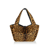 Le 5 à 7 Bea leopard pony hair tote bag