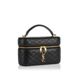 Gaby leather vanity crossbody bag