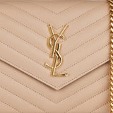 Cassandre leather wallet on chain