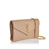 Cassandre leather wallet on chain