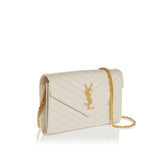 Cassandre leather wallet on chain