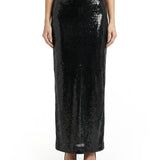 Sequined maxi skirt