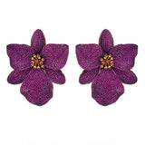 Begum Khan Singapore orchid earrings