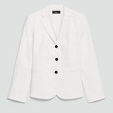 Theory Shrunken three button linen blazer