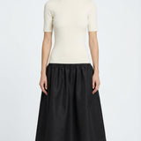 Twinflower crewneck midi dress