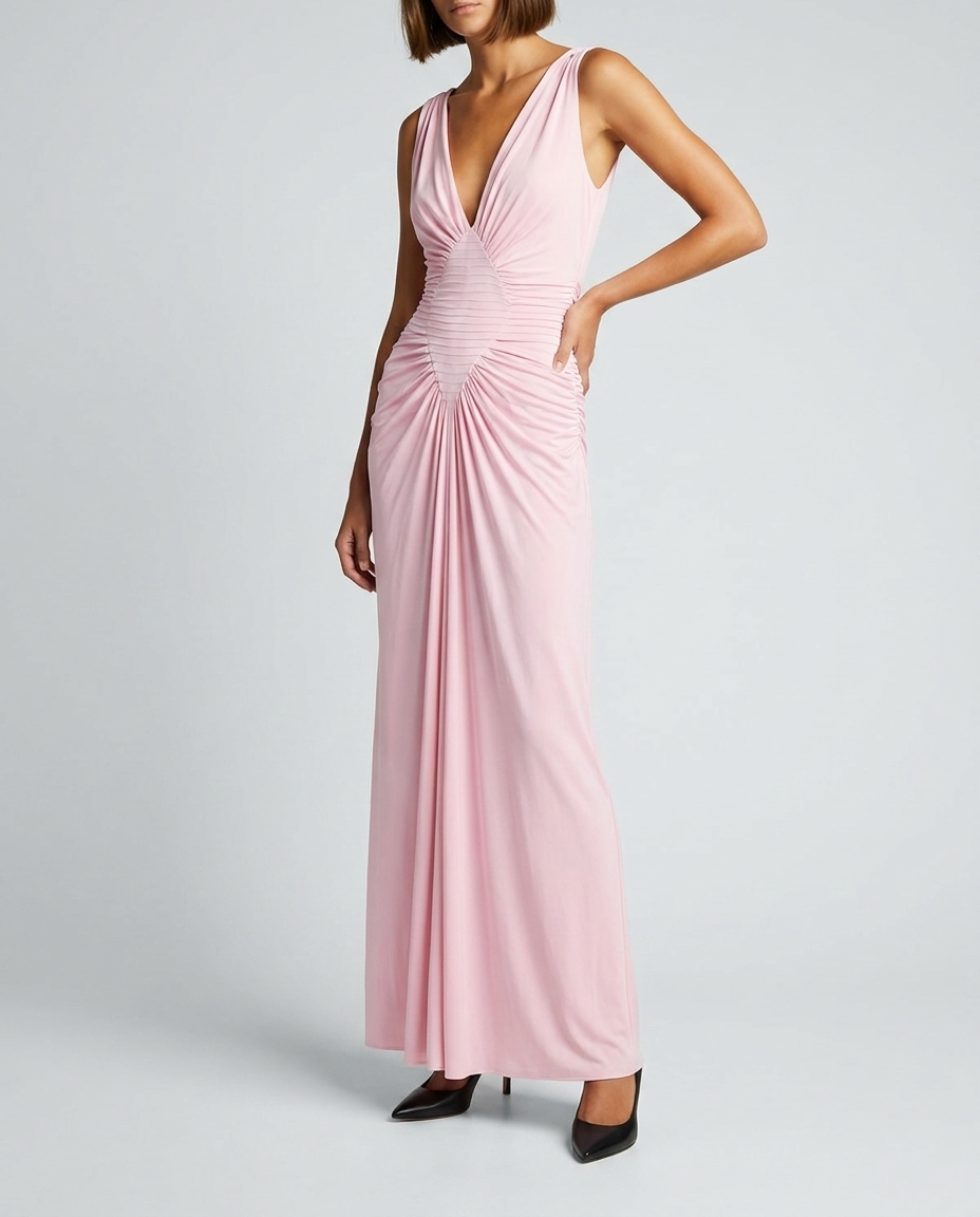 Versace Draped gown Luisa World Versace Draped gown Luisa World