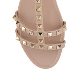 Rockstud rubber flat sandals