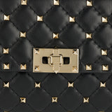 Valentino Garavani Rockstud Spike leather clutch
