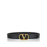Valentino Garavani Vlogo leather belt