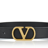 Valentino Garavani Vlogo leather belt