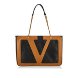 Viva Superstar large leather shopping bag.
