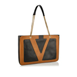 Viva Superstar large leather shopping bag.