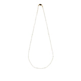 Pendant pearl &amp; enamel necklace