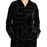 Velvet devoré shirt