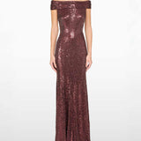 Jenny Packham Echo sequin-embellished gown