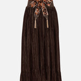 Zimmermann Aster shirred midi skirt