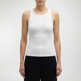 Stretch cotton tank top