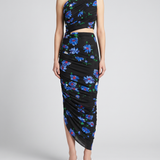 Alaïa Printed cutout midi dress