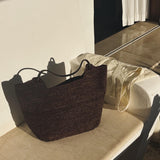 Bembien Amaya raffia tote bag