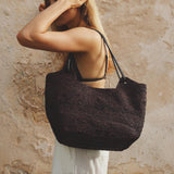 Bembien Amaya raffia tote bag