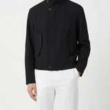 Wool harrington jacket