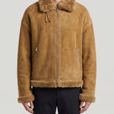 AMI Paris Shearling aviator jacket