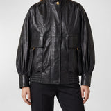 Balmain Lambskin bomber jacket